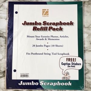 Factory Sealed Vintage Scrapbook Pages Refill